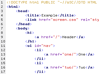 html